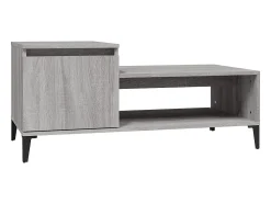 Mesa De Centro* Mesa de centro 100x50x45 cm derivados madeira sonoma PT300773 Cinzento
