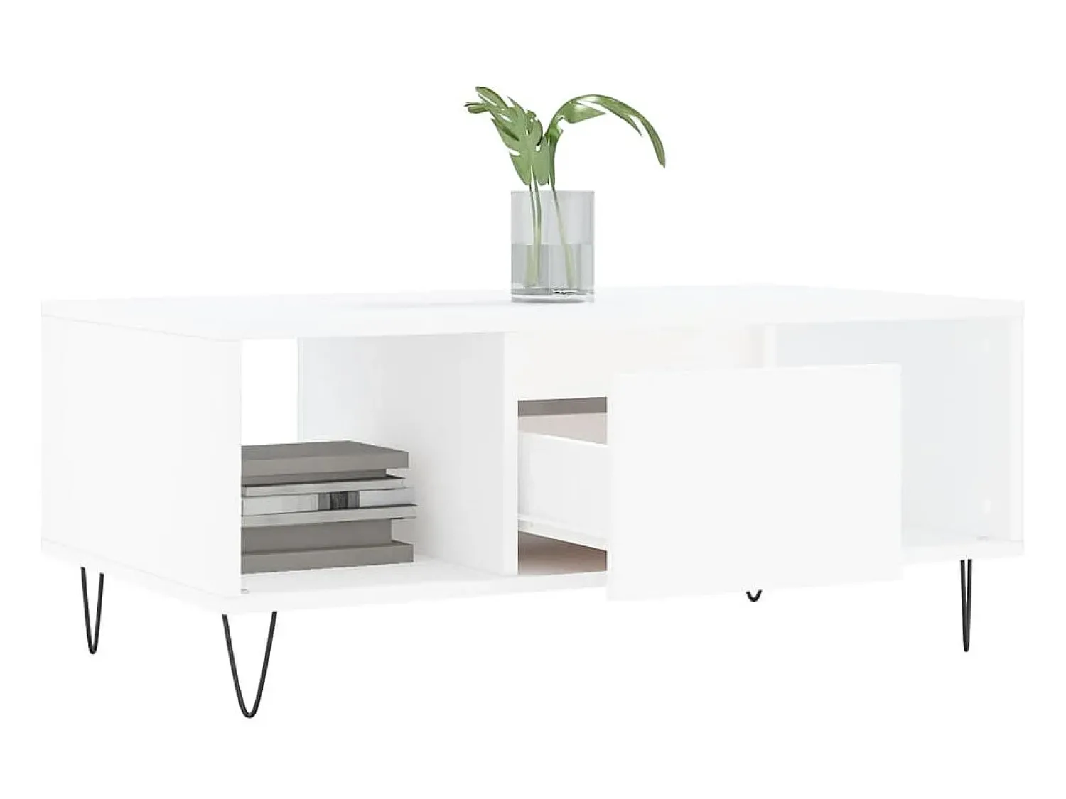 Mesa de centro 90x50x36,5 cm derivados de madeira PT665392^ Mesa De Centro