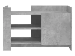 Mesa De Centro*vidaxl Mesa de centro 80x50x50 cm derivados de madeira cinza cimento Cinzento