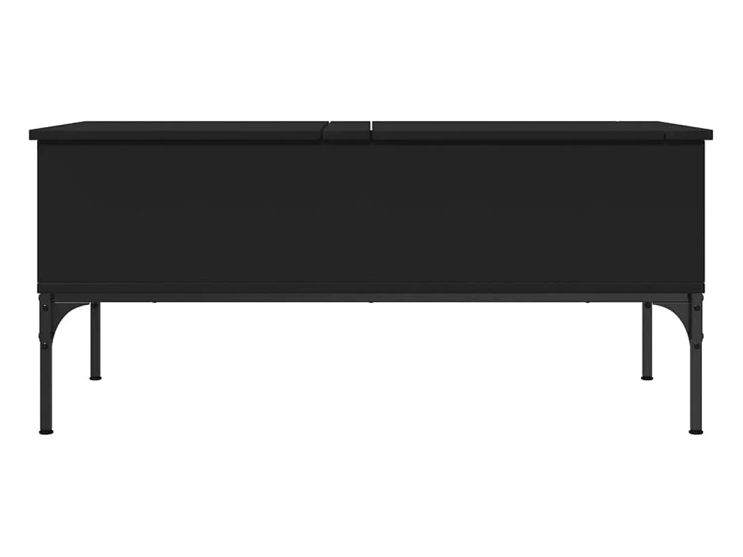 Mesa De Centro* Mesa de centro 100x50x45 cm derivados de madeira/metal PT683591 Preto