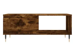 Sale Mesa de centro 90x50x36,5 cm derivados madeira carvalho fumado PT499909 Castanho