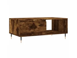 Sale Mesa de centro 90x50x36,5 cm derivados madeira carvalho fumado PT499909 Castanho