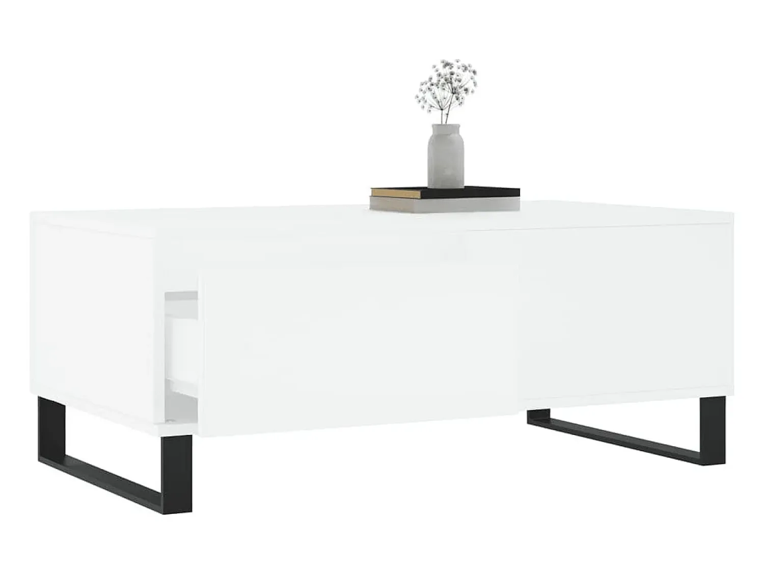 Mesa De Centro* Mesa de centro 90x50x36,5 cm derivados de madeira PT751733 Branco