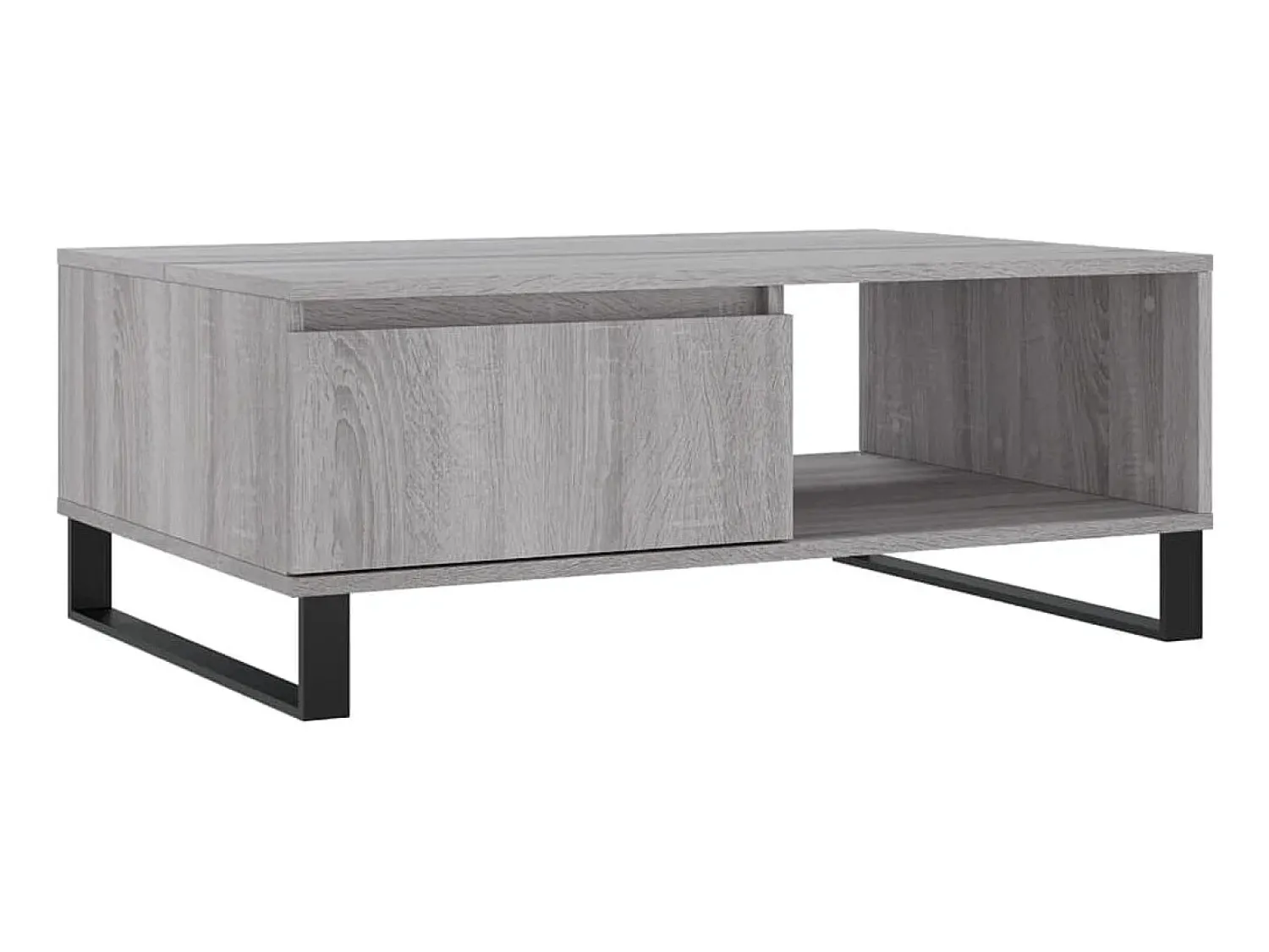 Mesa de centro 90x60x35 cm derivados de madeira sonoma PT110407^ Mesa De Centro