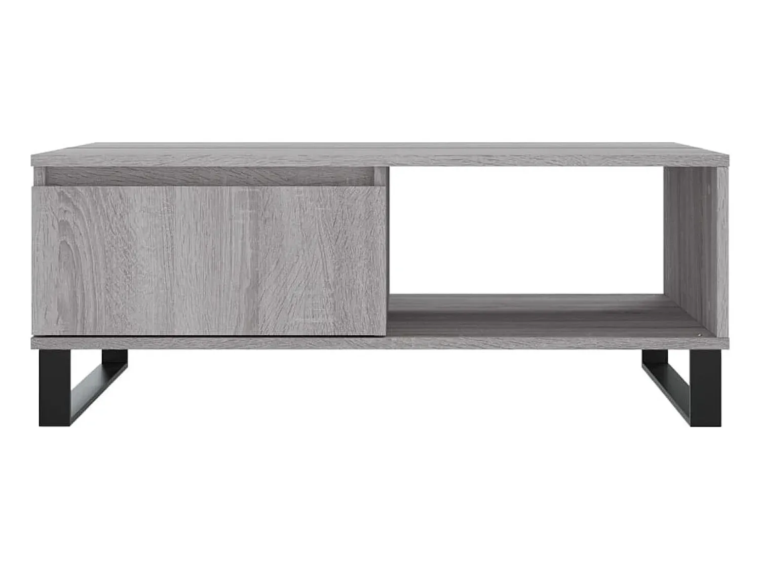 Mesa de centro 90x60x35 cm derivados de madeira sonoma PT110407^ Mesa De Centro