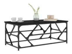 Mesa De Centro| Mesa de centro 100x50x40 cm derivados de madeira PT320709 Preto