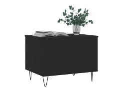 Mesa De Centro| Mesa de centro 60x44,5x45 cm derivados de madeira PT328440 Preto