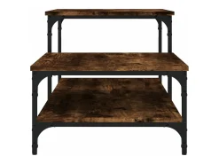 Online vidaxl Mesa de centro 100x50,5x45 cm derivados madeira carvalho fumado Natural claro