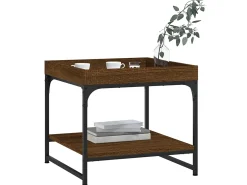 Mesa de centro 49,5x49,5x45 cm deriv. madeira carvalho PT831482^ Mesa De Centro