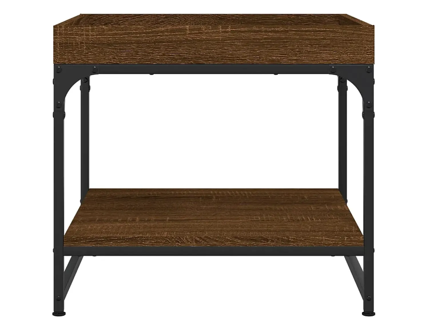 Mesa de centro 49,5x49,5x45 cm deriv. madeira carvalho PT831482^ Mesa De Centro