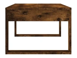 Mesa De Centro| Mesa de centro 102x50x35 cm derivados madeira carvalho fumado PT104119 Castanho