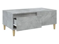 Mesa De Centro*vidaxl Mesa de centro 90x50x36,5 cm derivados madeira cimento Cinzento