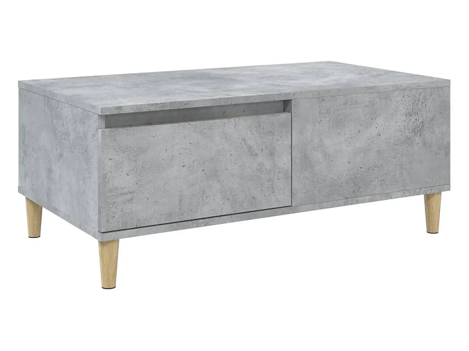 Mesa De Centro*vidaxl Mesa de centro 90x50x36,5 cm derivados madeira cimento Cinzento