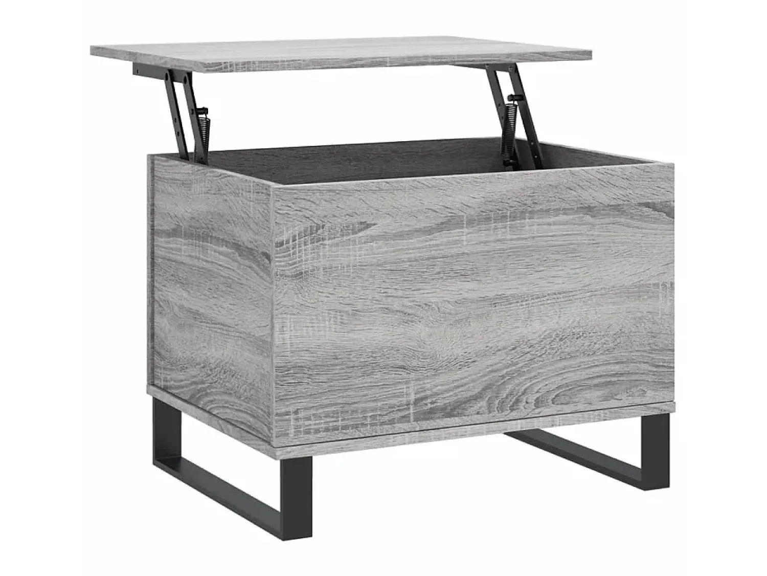 Mesa de centro 60x44,5x45 cm derivados de madeira cinza sonoma PT482635^ Mesa De Centro