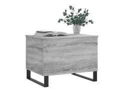 Mesa de centro 60x44,5x45 cm derivados de madeira cinza sonoma PT482635^ Mesa De Centro