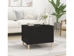 Mesa De Centro| Mesa de centro 60x44,5x45 cm derivados de madeira PT626078 Preto