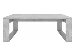 Mesa De Centro| Mesa de centro 100x100x35 cm derivados madeira cimento PT983446 Cinzento