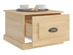 Outlet Mesa de centro 50x50x35 cm derivados de madeira carvalho sonoma PT844766 Castanho