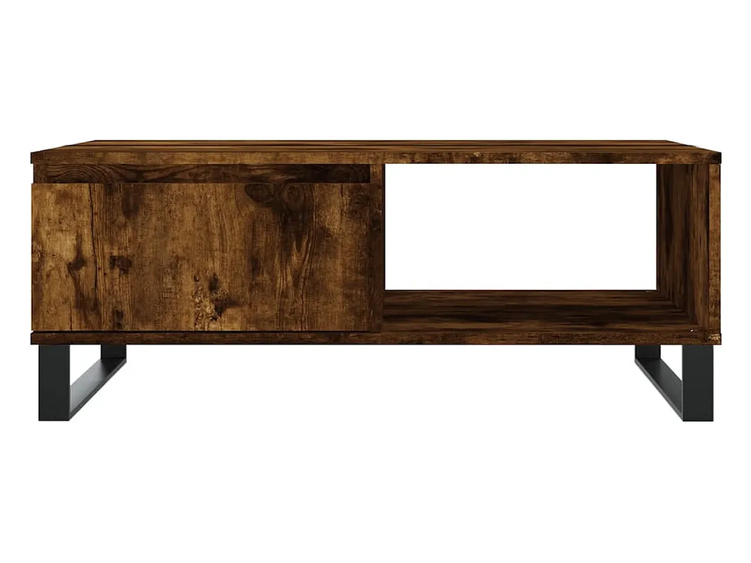 Best vidaxl Mesa de centro 90x60x35 cm derivados de madeira carvalho fumado Natural claro