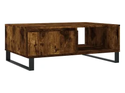 Best vidaxl Mesa de centro 90x60x35 cm derivados de madeira carvalho fumado Natural claro