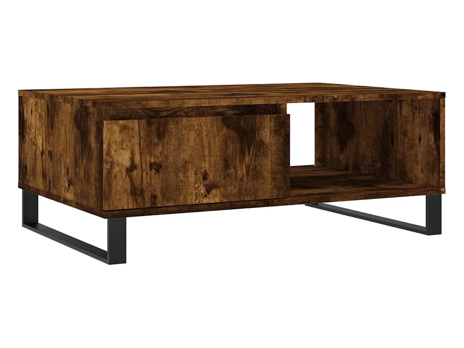 Best vidaxl Mesa de centro 90x60x35 cm derivados de madeira carvalho fumado Natural claro
