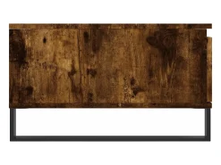 Best vidaxl Mesa de centro 90x60x35 cm derivados de madeira carvalho fumado Natural claro