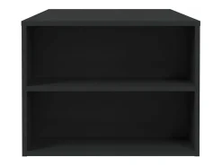 Mesa De Centro*vidaxl Mesa de centro 102x55x42 cm derivados de madeira Preto