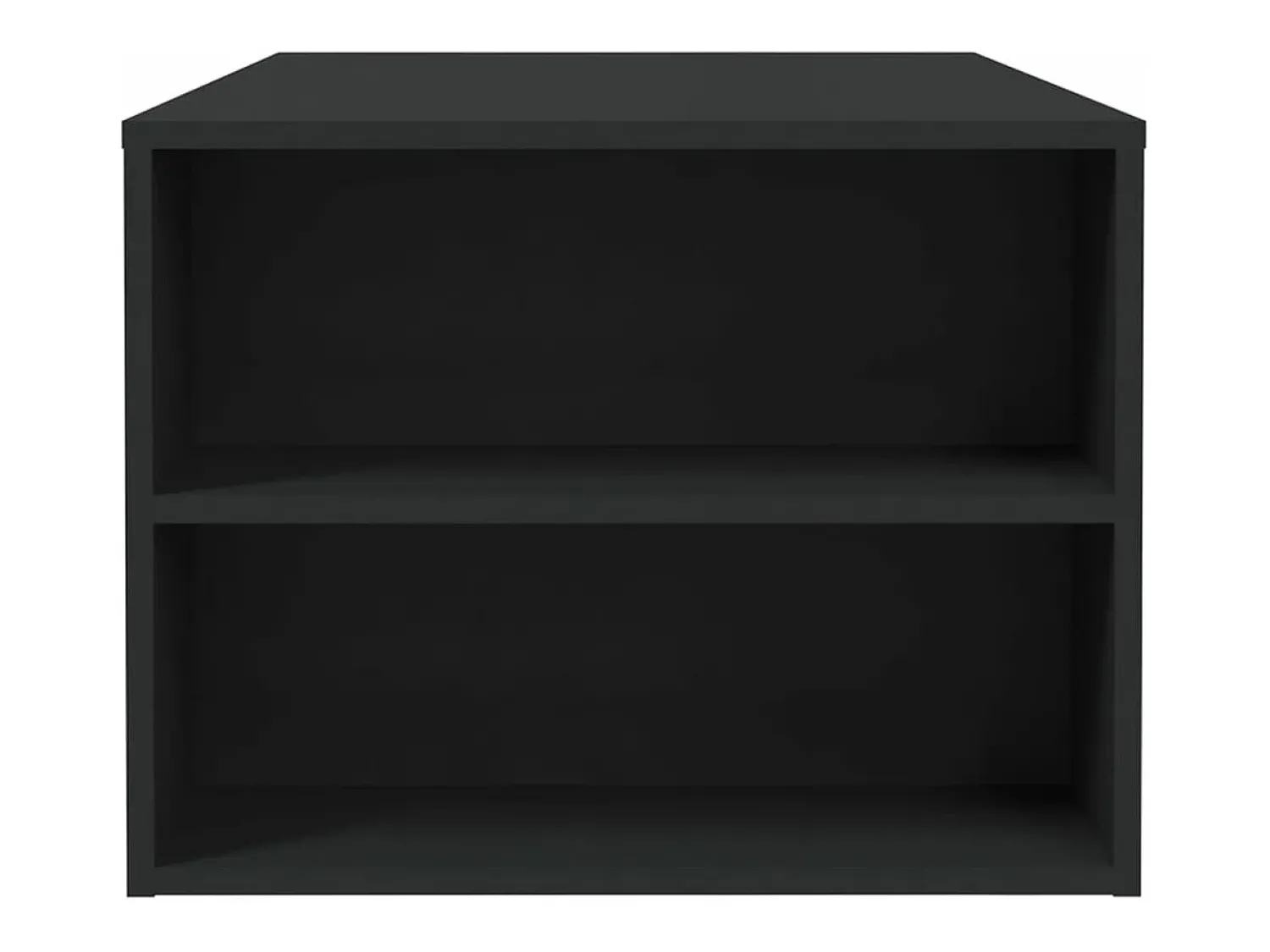 Mesa De Centro*vidaxl Mesa de centro 102x55x42 cm derivados de madeira Preto