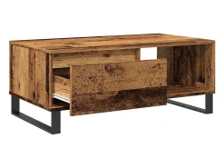 Mesa De Centro*vidaxl Mesa de centro 90x50x36,5 cm derivados de madeira madeira velha Natural claro