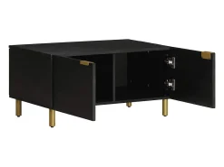 Mesa De Centro*vidaxl Mesa de centro 80x50x40 cm derivados de madeira Preto
