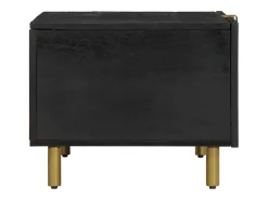 Mesa De Centro*vidaxl Mesa de centro 80x50x40 cm derivados de madeira Preto
