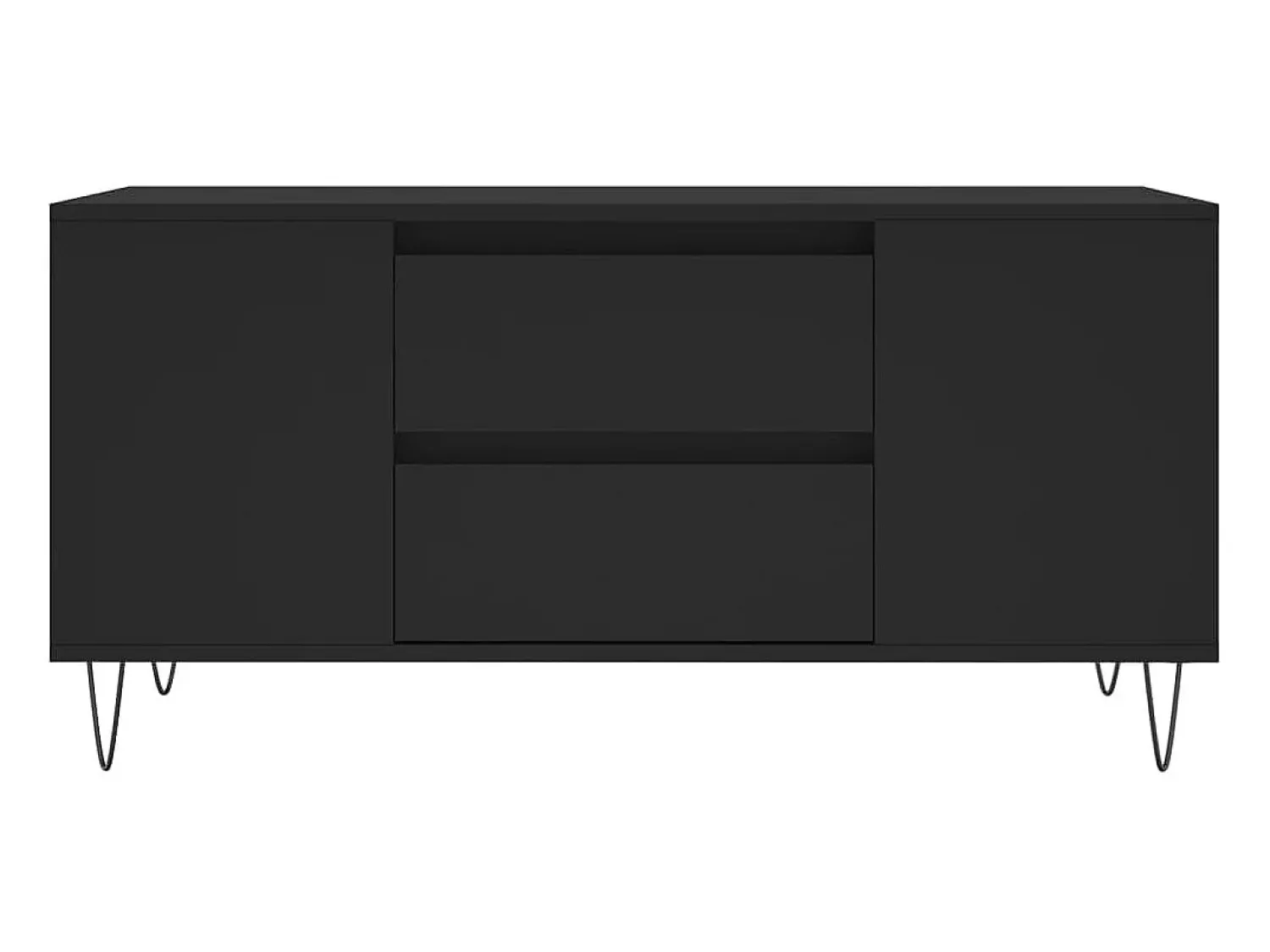 Mesa De Centro* Mesa de centro 102x44,5x50 cm derivados de madeira PT748153 Preto