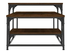 Mesa De Centro|vidaxl Mesa de centro 102x60x45 cm derivados madeira carvalho castanho Natural claro