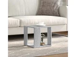 Discount Mesa de centro 32x32x30 cm derivados de madeira sonoma PT402819 Cinzento