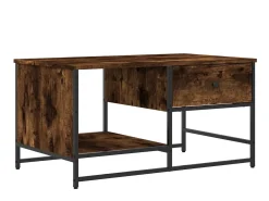 Mesa De Centro* Mesa de centro 85,5x51x45 cm derivados madeira carvalho fumado PT369286 Castanho