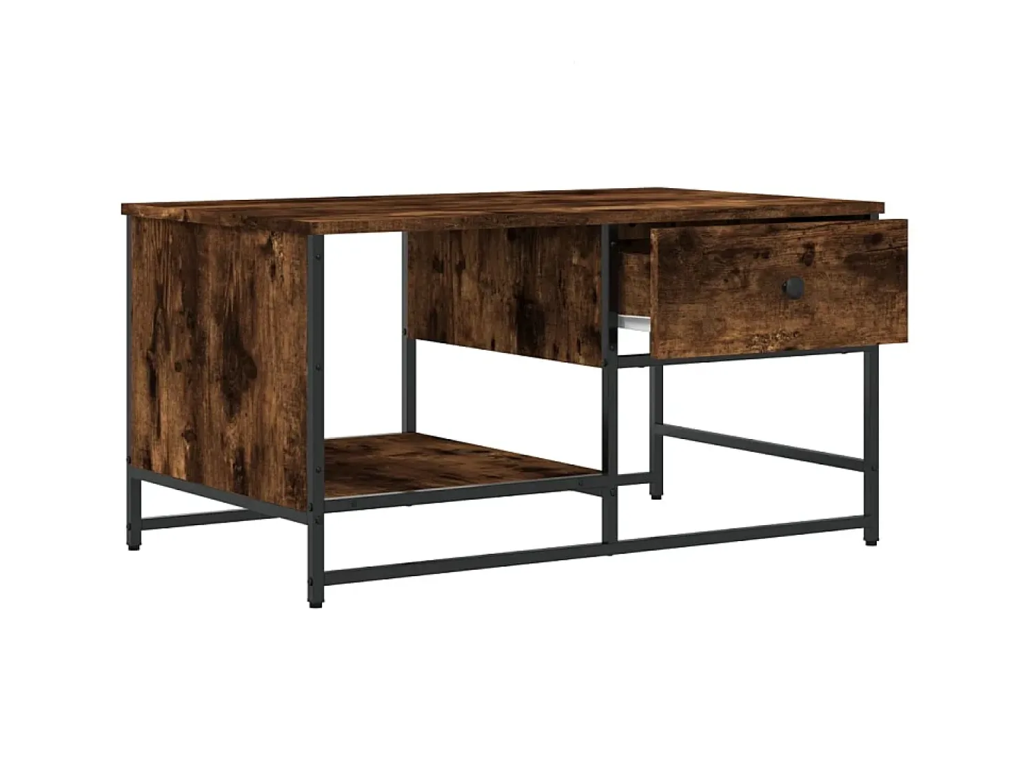 Mesa De Centro* Mesa de centro 85,5x51x45 cm derivados madeira carvalho fumado PT369286 Castanho
