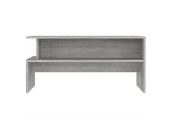 Clearance Mesa de centro 90x55x42,5 cm derivados de madeira cinza sonoma PT449566 Cinzento