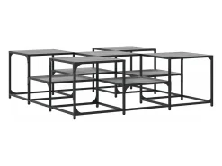 vidaxl Mesa de centro 121x121x40 cm derivados madeira sonoma^ Mesa De Centro