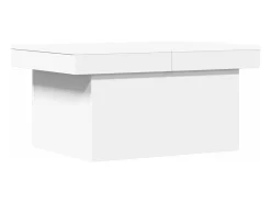 Mesa De Centro* Mesa de centro 100x55x40 cm derivados de madeira PT531165 Branco