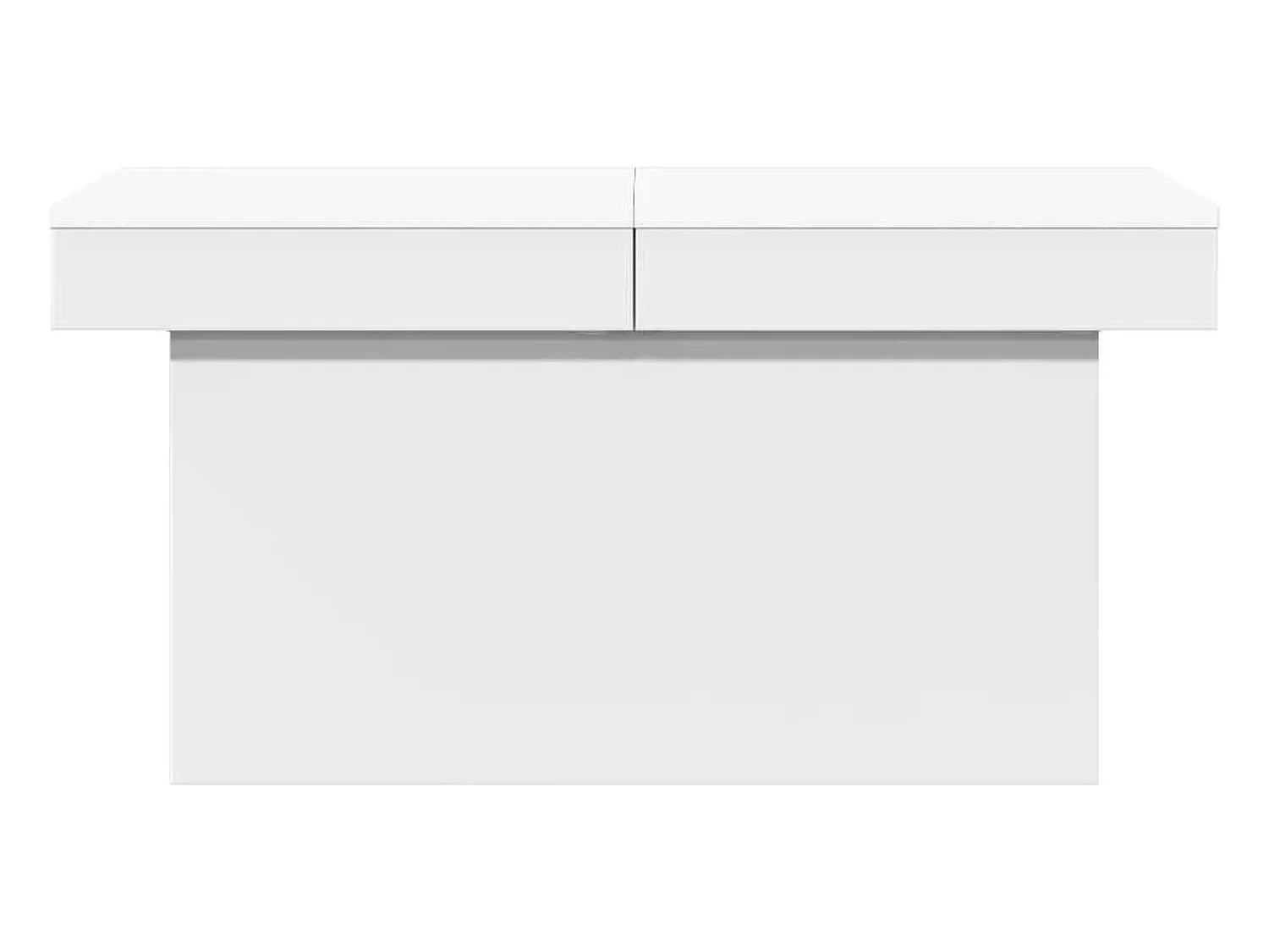 Mesa De Centro* Mesa de centro 100x55x40 cm derivados de madeira PT531165 Branco