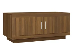 Clearance Mesa de centro 102x50x45 cm derivados madeira carvalho PT177387 Castanho
