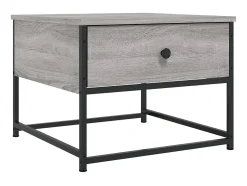 Mesa De Centro| Mesa de centro 51x51x40 cm derivados de madeira cinza sonoma PT928164 Cinzento
