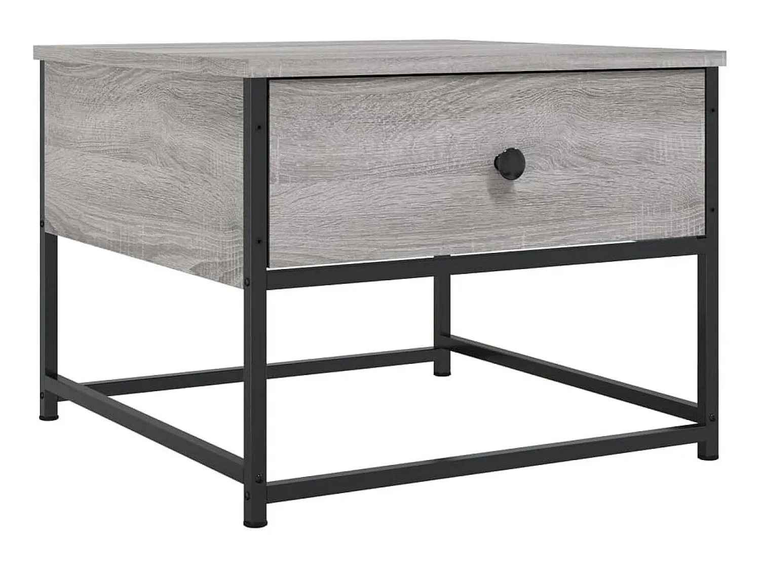 Mesa De Centro| Mesa de centro 51x51x40 cm derivados de madeira cinza sonoma PT928164 Cinzento