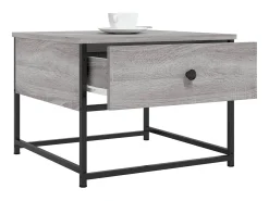 Mesa De Centro| Mesa de centro 51x51x40 cm derivados de madeira cinza sonoma PT928164 Cinzento