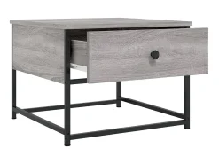 Mesa De Centro| Mesa de centro 51x51x40 cm derivados de madeira cinza sonoma PT928164 Cinzento