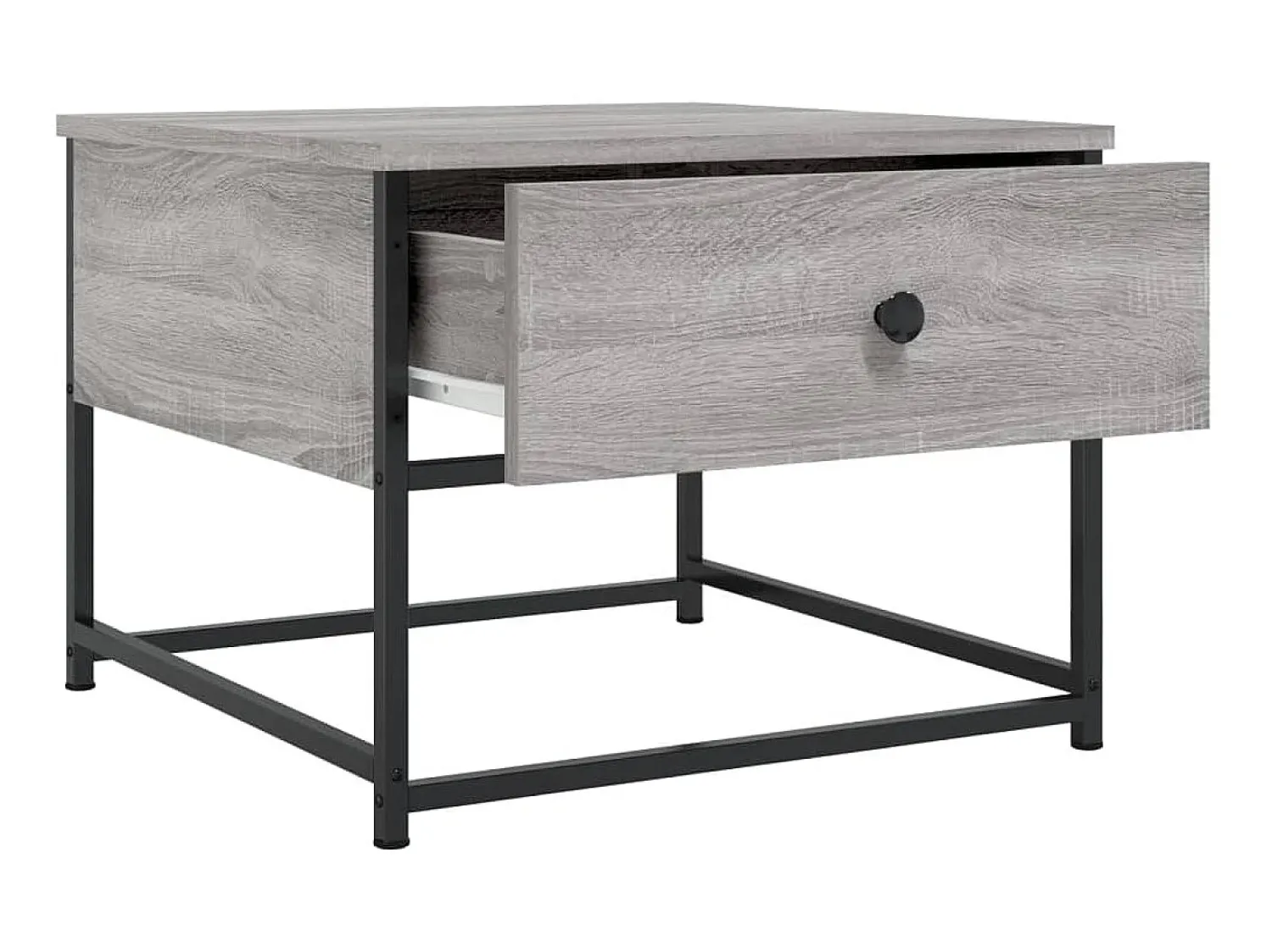 Mesa De Centro| Mesa de centro 51x51x40 cm derivados de madeira cinza sonoma PT928164 Cinzento