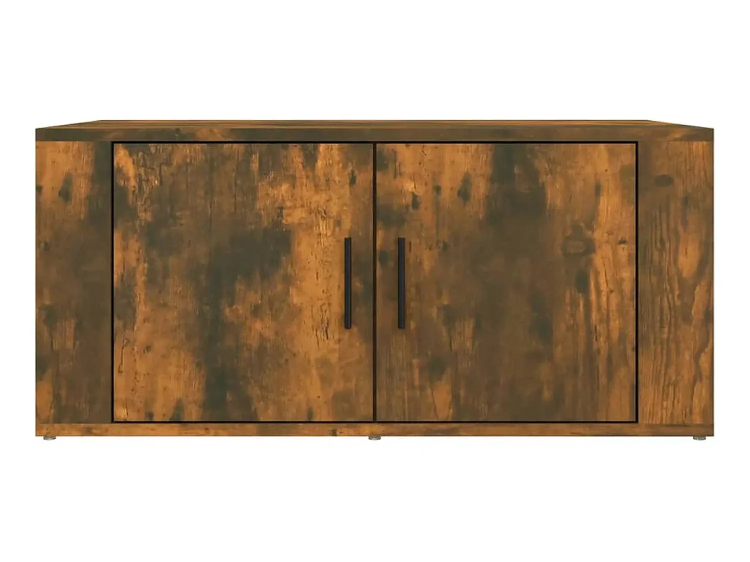 Mesa De Centro| Mesa de centro 80x50x36 cm derivados madeira carvalho fumado PT713241 Castanho