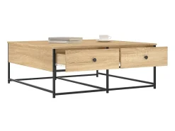 Best Mesa de centro 100x99x40 cm derivados madeira carvalho sonoma PT815061 Castanho