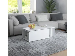 Mesa De Centro* Mesa de centro 150x50x35 cm derivados de madeira PT381450 Branco