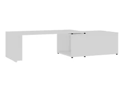 Mesa De Centro* Mesa de centro 150x50x35 cm derivados de madeira PT381450 Branco